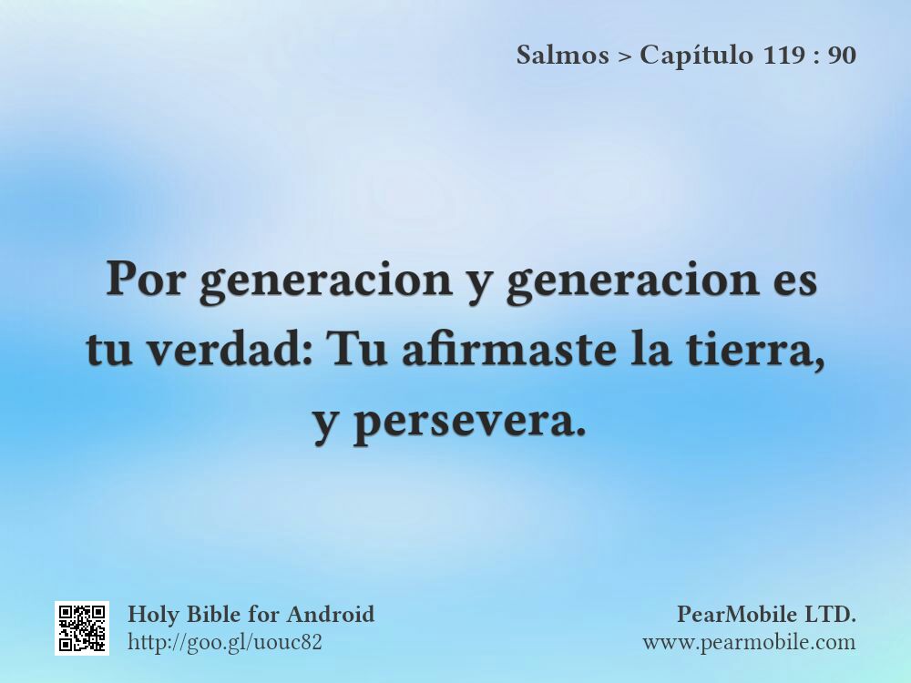 Salmos, Capítulo 119:90
